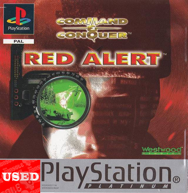 Command & Conquer: Red Alert (Platinum) PSX USED (No Manual)