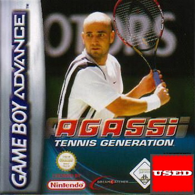Agassi Tennis Generation Nintendo Game Boy Advance USED (Bleached Box)