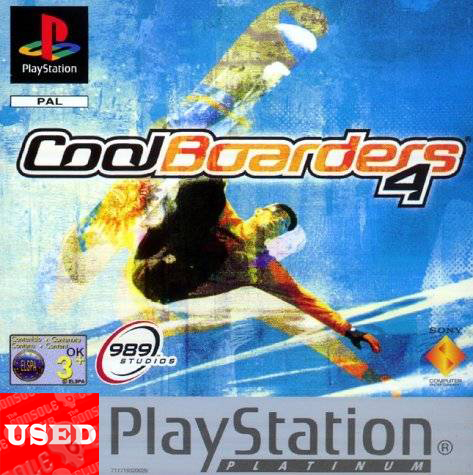 Cool Boarders 4 (Platinum) PSX USED (No Manual/Broken Case)