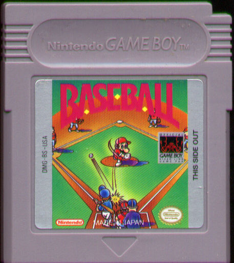 Baseball GameBoy UNBOXED (Worn Sticker) (NTSC)