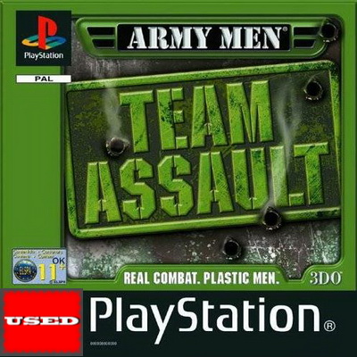 Army Men: Team Assault PSX USED (Without Front Case)
