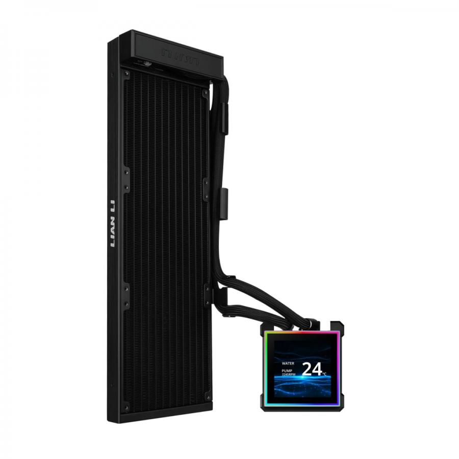 Lian Li Hydroshift II LCD-S 360N Black - Fanless AIO CPU Cooler - 3.4
