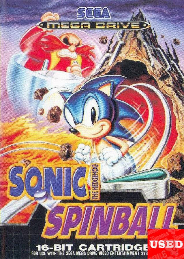 Sonic the Hedgehog Spinball MD USED 