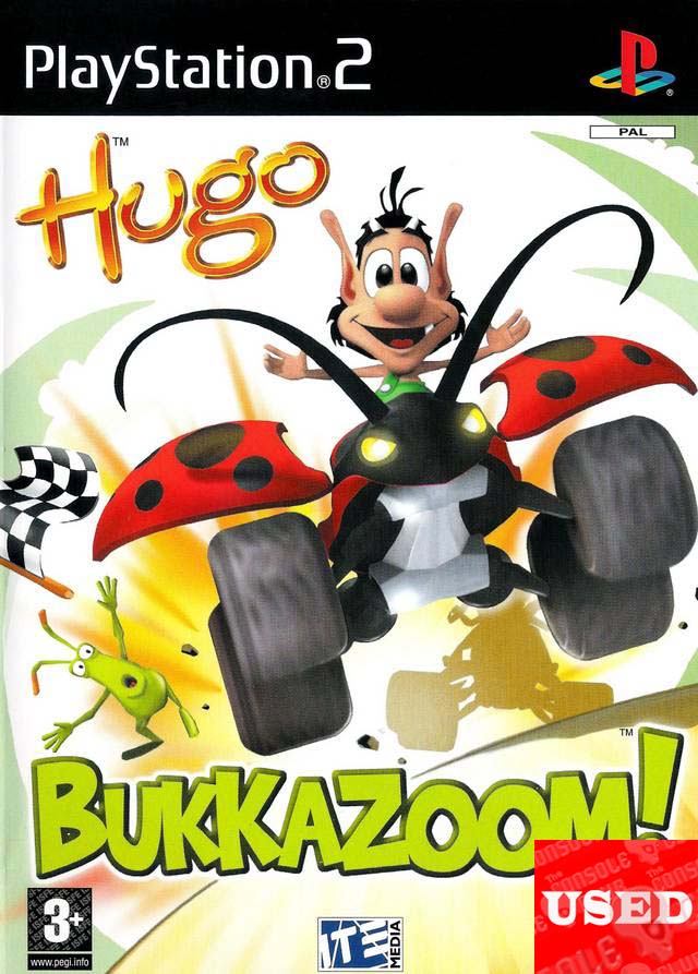 Hugo : Bukkazoom PS2 USED   (English Game / Dutch Cover)