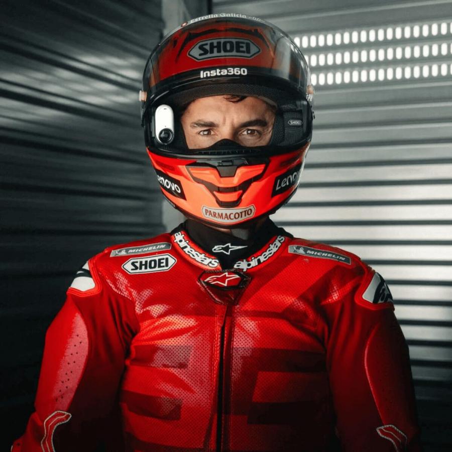 Insta360 GO 3/GO 3S Motorcycle In-Helmet POV Mount - Compact, lightweight first-person POV Inside He