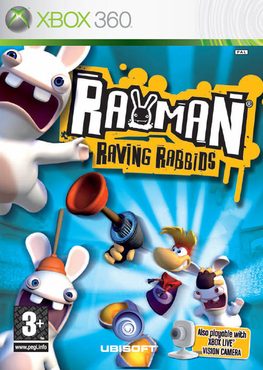 Rayman Raving Rabbids X360 NEW