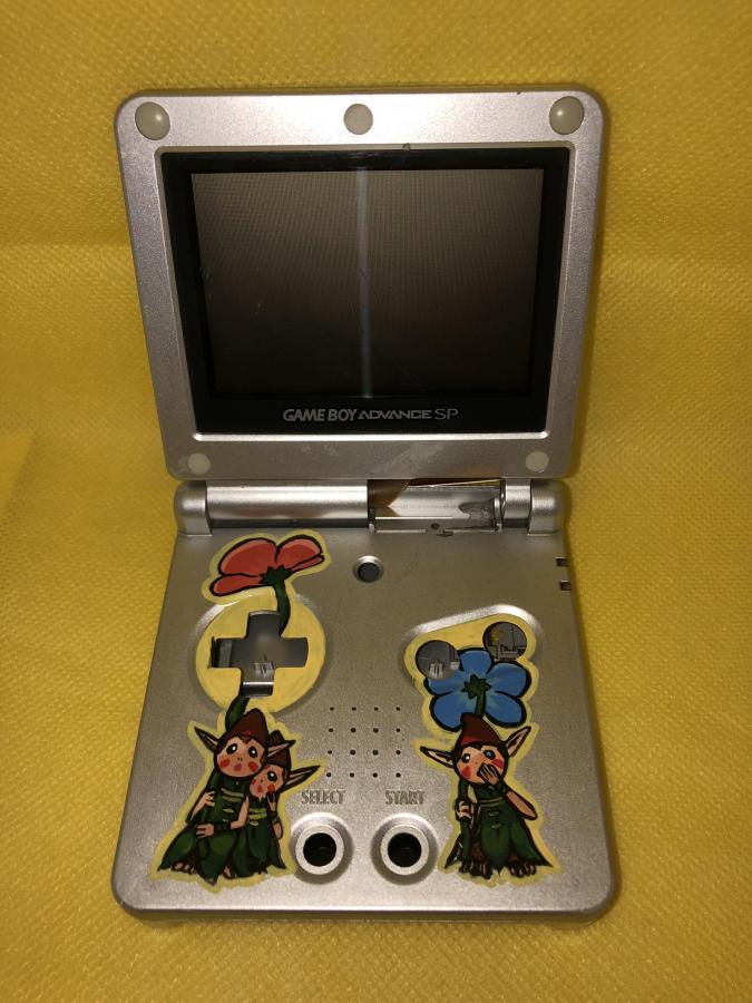 Hand-Painted Nintendo GameBoy Advance Sp Shell (Zelda Minish Cap)