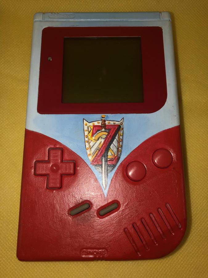 Hand-Painted Nintendo GameBoy Old Console (Zelda)