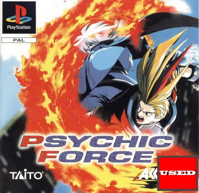 Psychic Force PSX USED (No Manual/No Back Cover/Unofficial Case) 