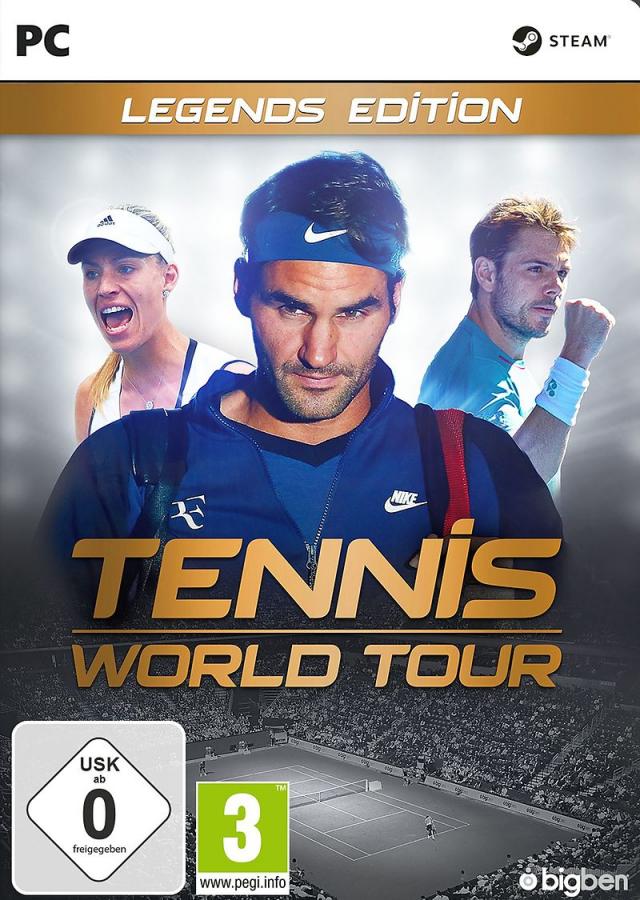 Tennis World Tour Legends Edition PC NEW