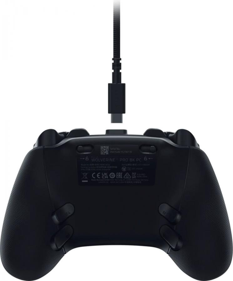 Razer Wolverine V3 PRO 8K - Wired PC Gaming Controller - Case - TMR Thumbs - 6 Remappable Buttons