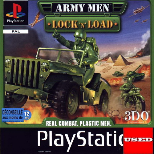 Army Men: Lock 'N' Load PSX USED (No Manual/Damaged Case)