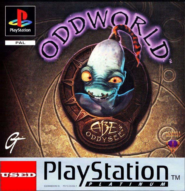 Oddworld: Abe's Oddysee (Platinum) PSX USED (Disc Only/Unofficial Case)