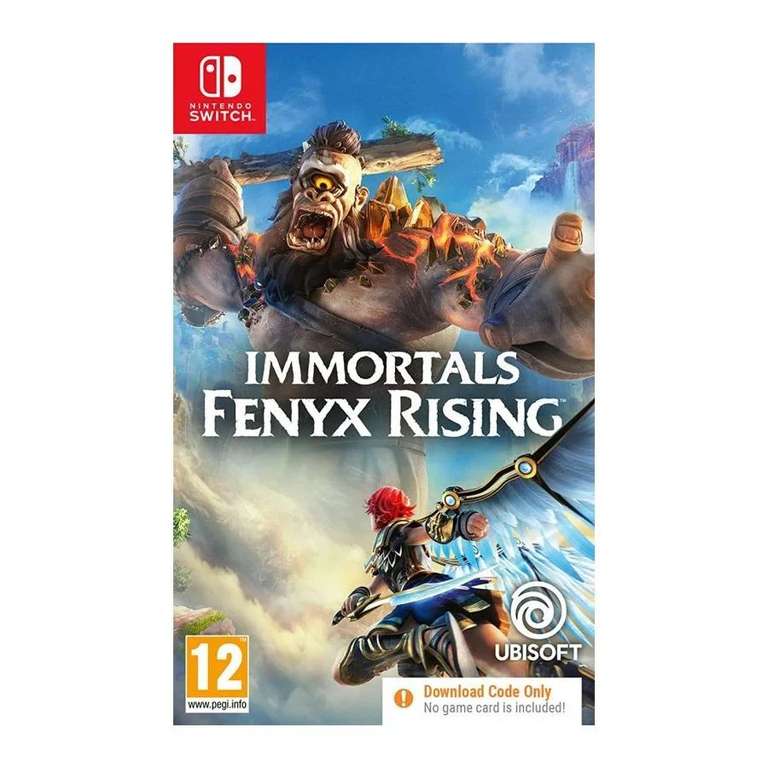 Immortals Fenyx Rising  Nintendo Switch  NEW (Code in the Box)