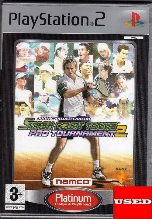Smash Court Tennis: Pro Tournament 2 (Plat) PS2 USED