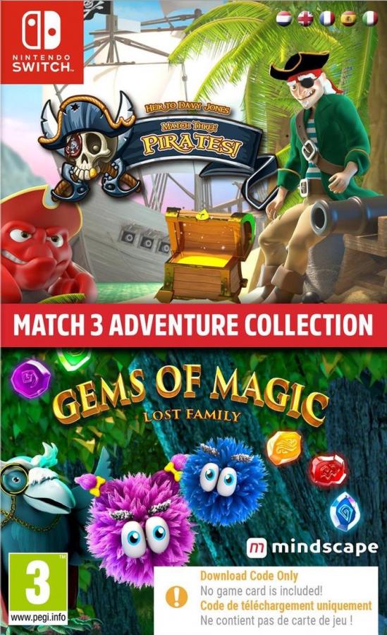 Match 3 Adventure Collection (Code in a Box) Nintendo Switch NEW