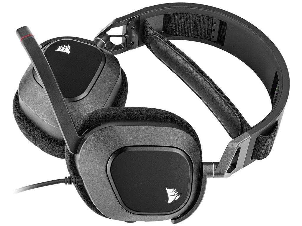 CORSAIR Headset HS80 RGB Dolby® Audio 7.1 Carbon CA-9011237-EU