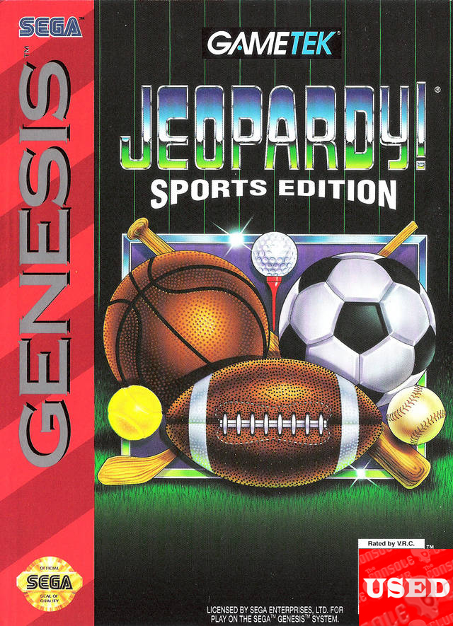 Jeopardy!: Sports Edition MD USED (NTSC) (ΠΡΟΣΟΧΗ ΔΕΝ ΠΑΙΖΕΙ ΣΕ ΕΥΡΩΠΑΙΚΕΣ ΚΟΝΣΟΛΕΣ)