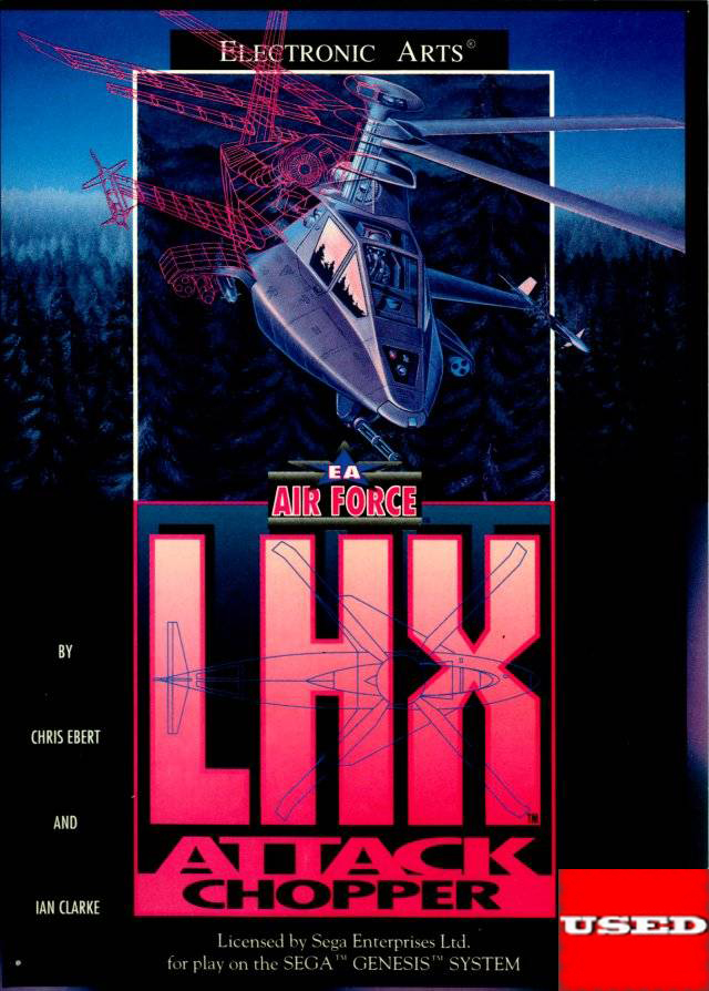 EA Air Force LHX Attack Chopper MD USED  (NTSC)