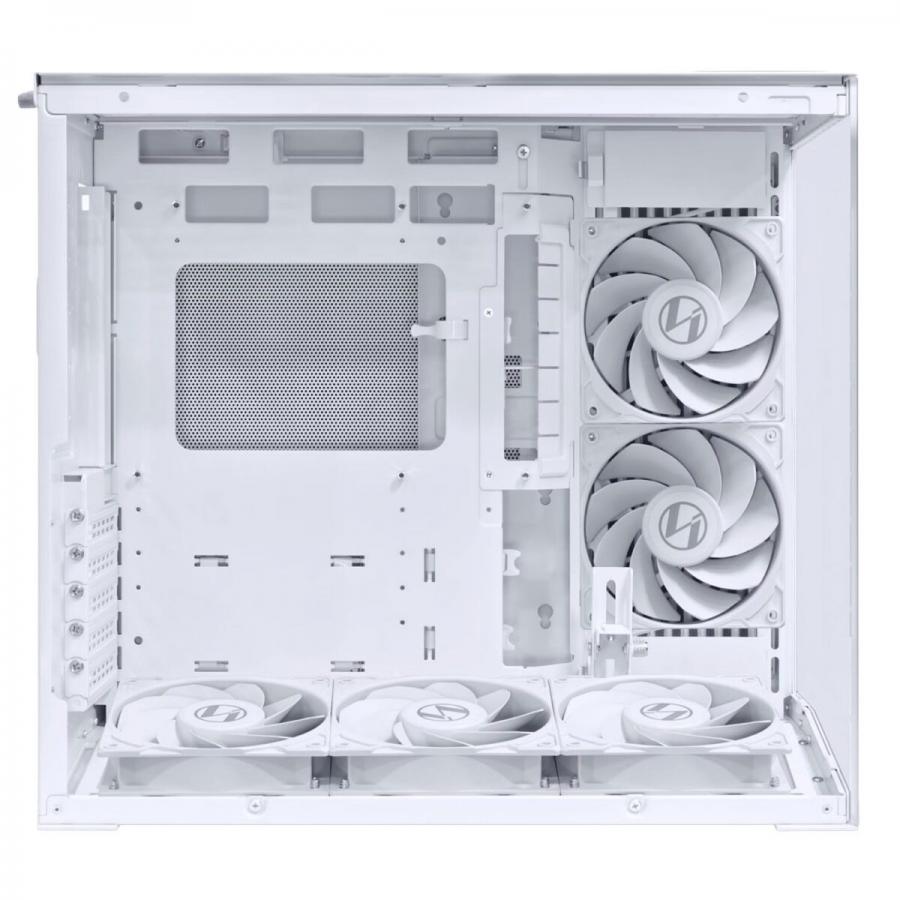 Lian Li O11D Mini V2 FLOW WHITE - ATX PC GAMING CASE - 5x FANS - IMPROVED AIRFLOW - GPU SUPPORT BRAC