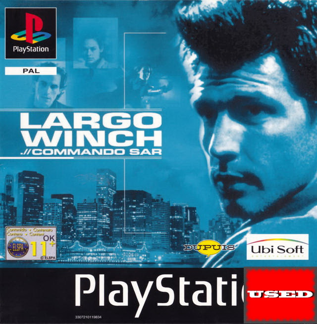 Largo Winch: Commando Sar PSX USED (English Game / GER Cover / Damaged Case)
