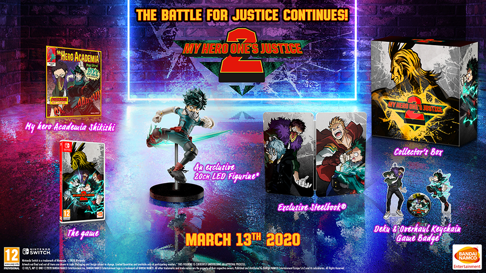 My Hero One's Justice 2 Collector's Edition  NSW NEW