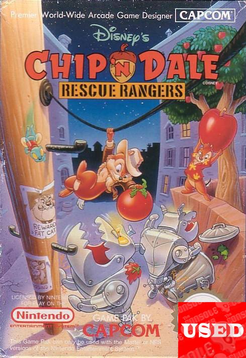 Chip n Dale Rescue Rangers NES USED (No Manual)