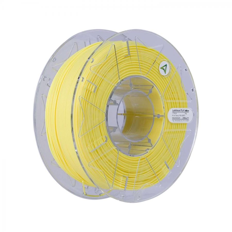 Creality Hyper Luminous PLA Yellow - Fast 3D Printer Filament, 1 kg Spool1.75