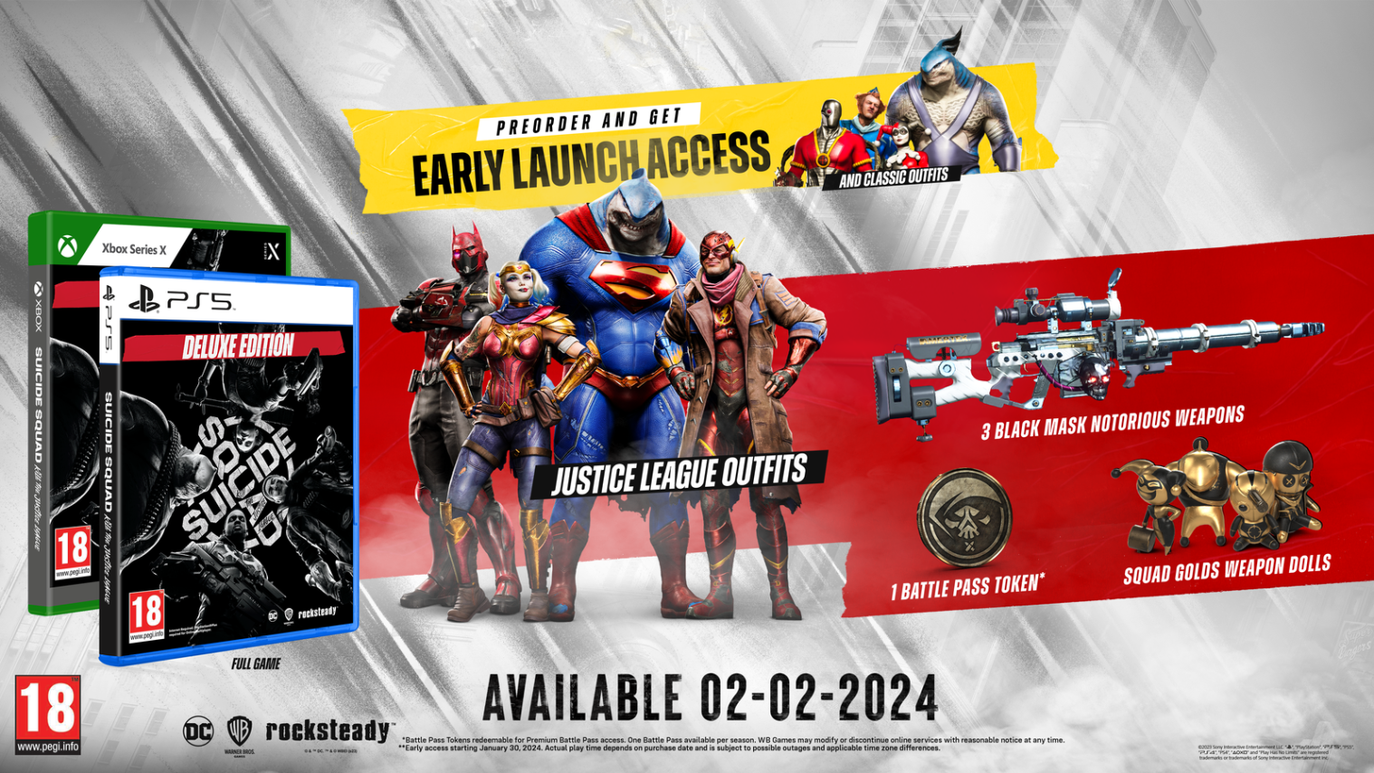 Suicide Squad Kill The Justice League Deluxe Edition PS5 NEW