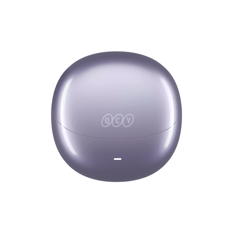QCY AilyBuds Pro Semi-Ear ANC TWS Purple 6 mic & A.I. Noise Cancel. LDAC Audio Ultra HD Multi-point