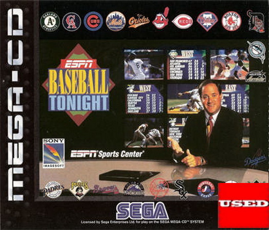 Baseball Tonight Sega MCD USED (No Manual)