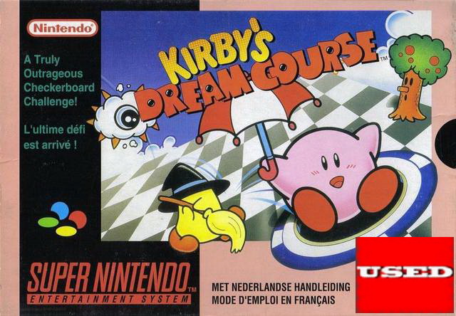 Kirby's Dream Course SNES USED