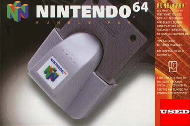 Rumble Pak N64 USED (BOXED / No Manual)