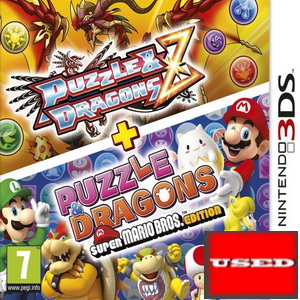 Puzzle & Dragons Z + Puzzle & Dragons: Super Mario Bros. Ed. 3DS USED