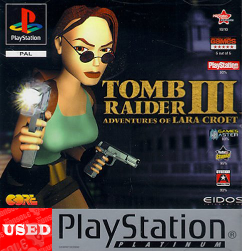 Tomb Raider III (Platinum) PSX USED (Italian)