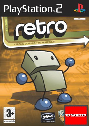 Retro 8 Arcade Classics From Yesteryear PS2 USED 