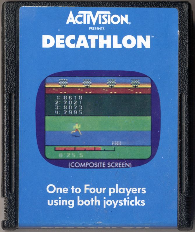 The Activision Decathlon A2600 UNBOXED (Worn Sticker)