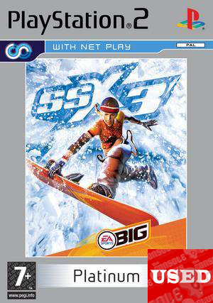 SSX 3 (Plat) PS2 USED (No Manual) (ENG Game / FRA Cover)
