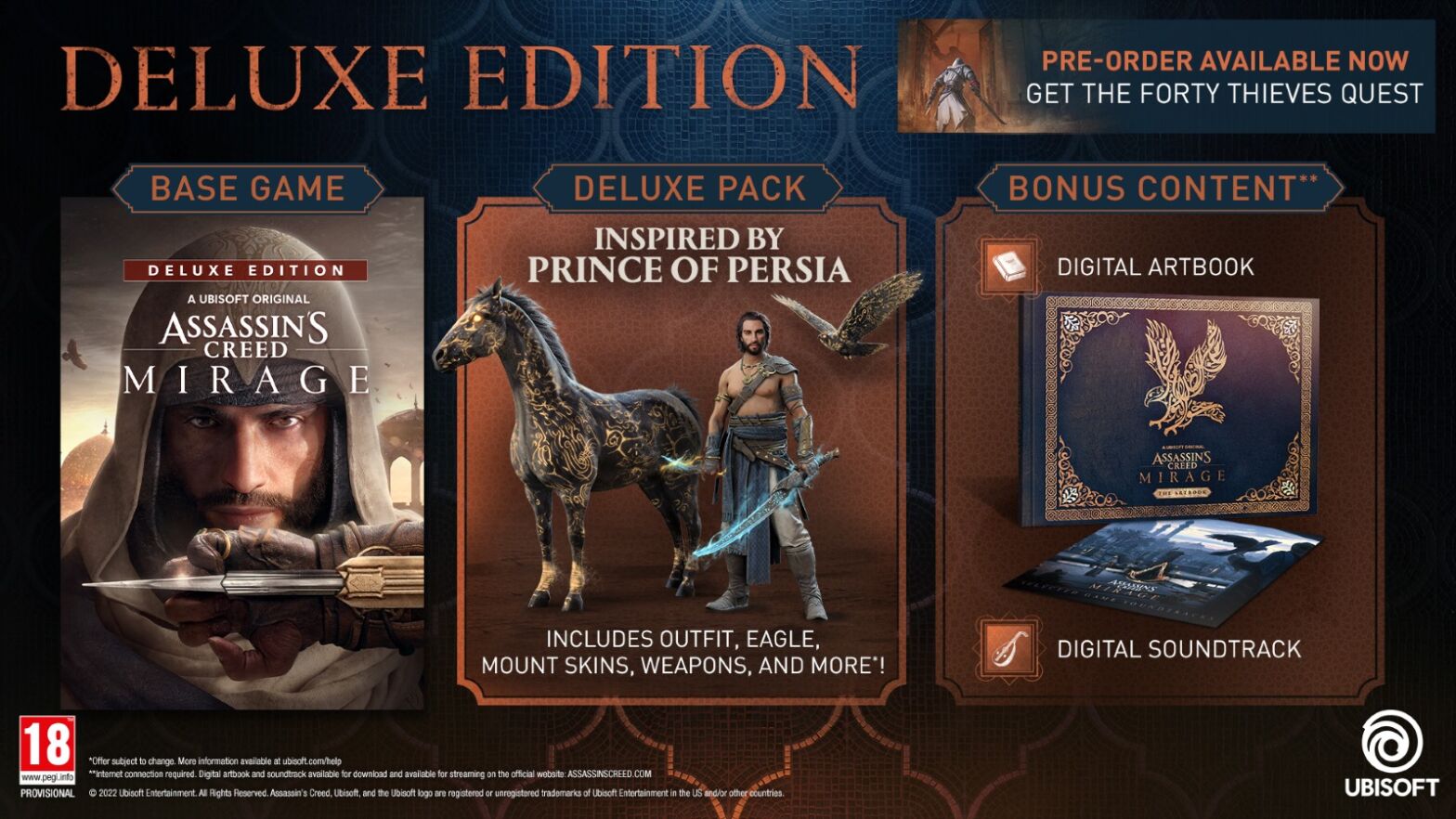 Assassins Creed Mirage Deluxe Edition  PS5 NEW