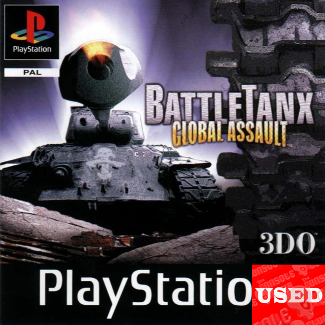 Battle Tanx Global Assault PSX USED (Damaged Case)