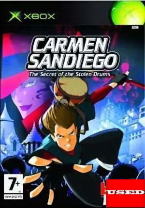 Carmen Sandiego The Secret  of the Stolen Drums XBOX USED