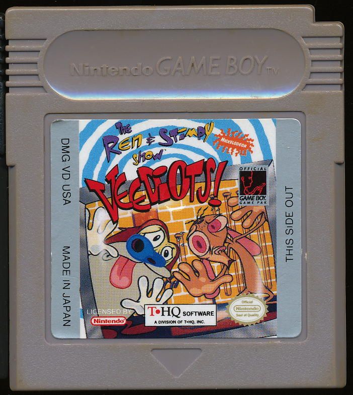The Ren & Stimpy Show Veediots! UNBOXED (Worn Sticker)