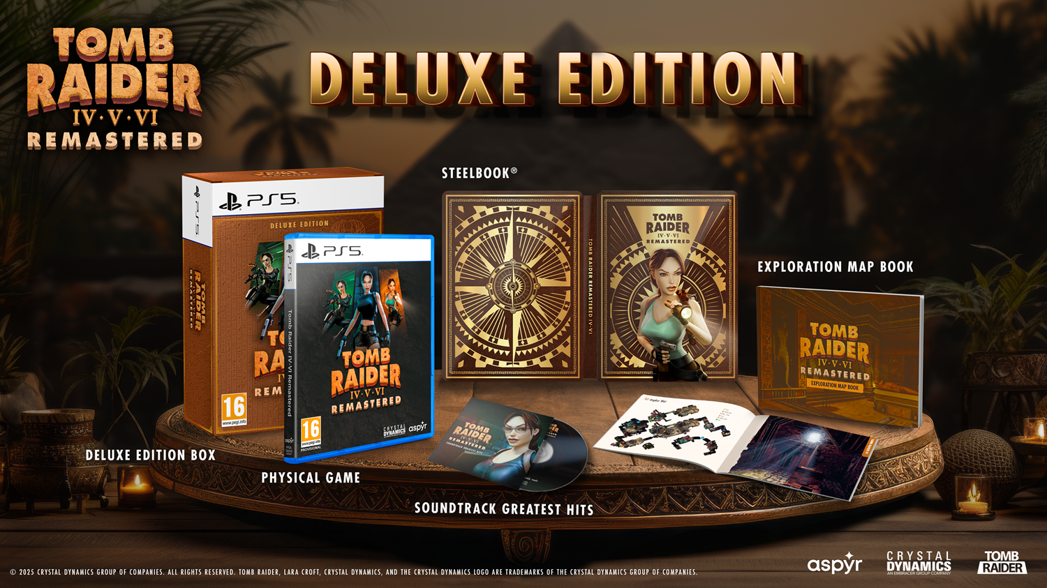 Tomb Raider IV-VI  Remastered Starring Lara Croft  Deluxe Edition   PS5 NEW