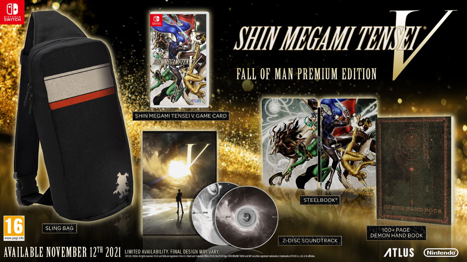 Shin Megami Tensei V Fall Of Man Premium Edition Nintendo Switch NEW