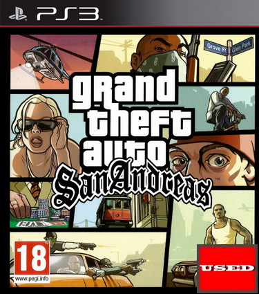 Grand Theft Auto San Andreas PS3 USED