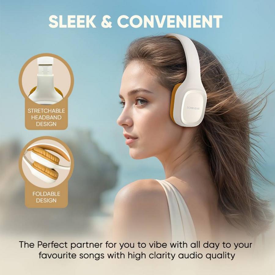 SONICGEAR BT5.4 OVER-EAR HEADPHONES AIRPHONE 5 RAINDROP