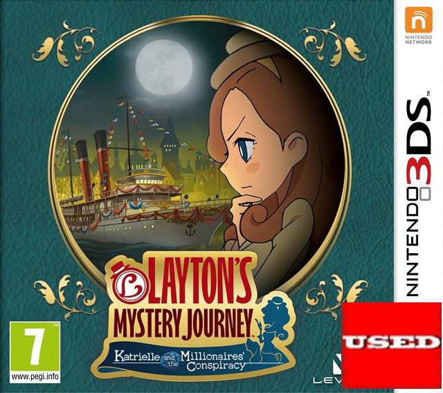 Layton's Mystery Journey Katrielle and The Millionaire's Conspiracy 3DS USED