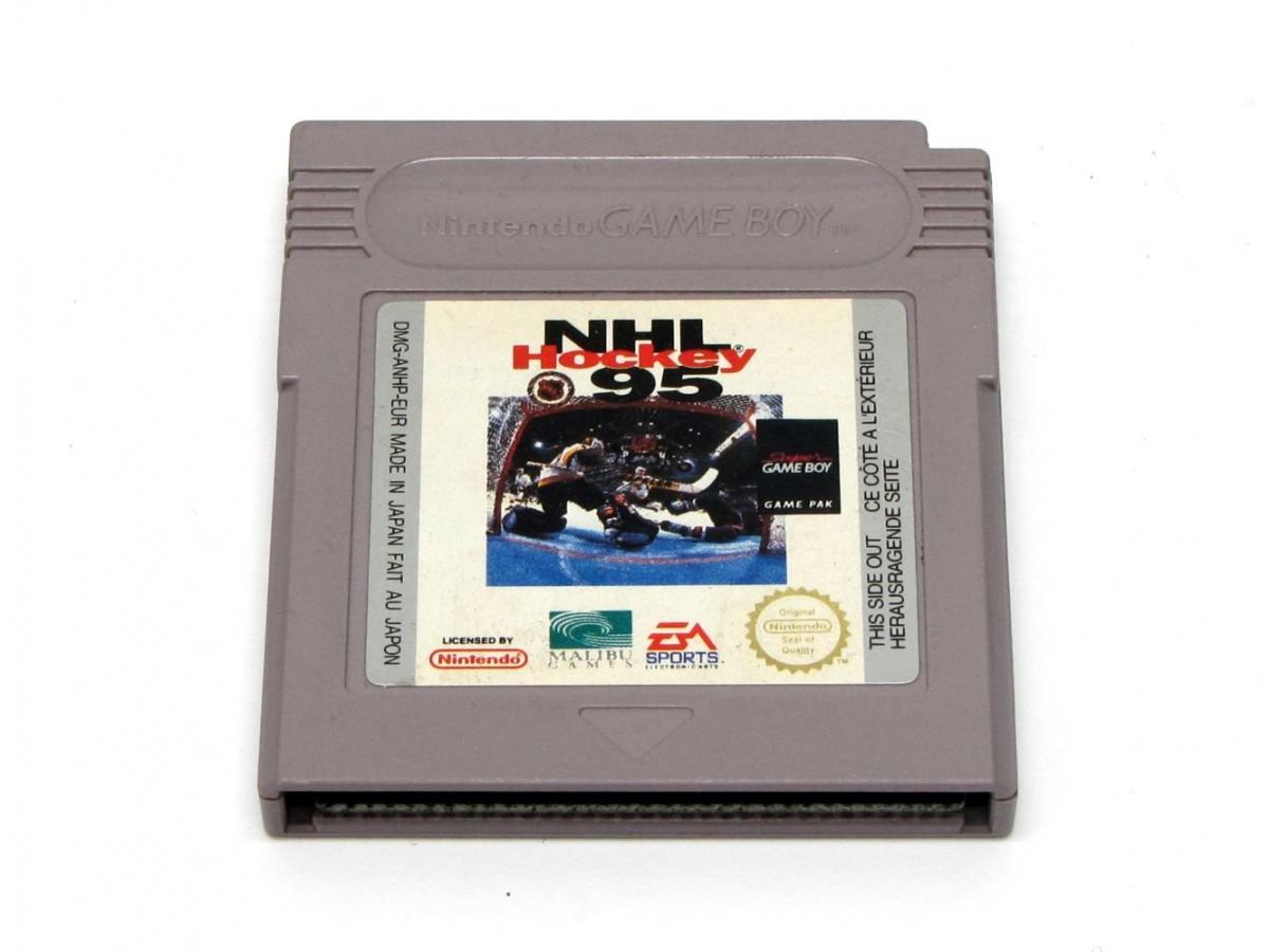 NHL Hockey 95 GameBoy UNBOXED (Worn Sticker)