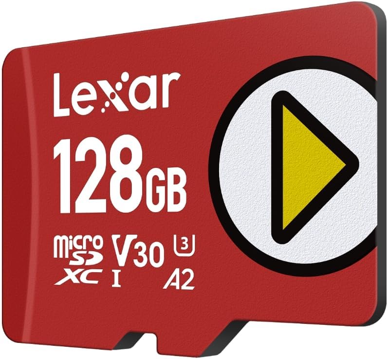 Lexar 128GB Play microSDXC 205R/140W C10 A2 V30   ( Nintendo Switch  Compatible )