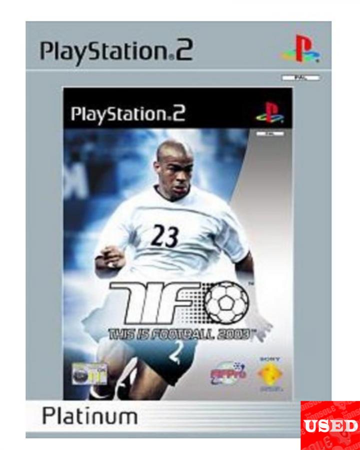 This is Football 2003 (Plat) PS2 USED